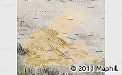 Satellite Map of Yongchang, semi-desaturated