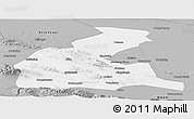 Gray Panoramic Map of Yongchang