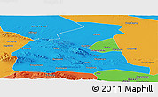 Political Panoramic Map of Yongchang