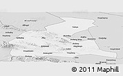 Silver Style Panoramic Map of Yongchang