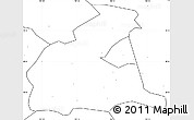 Blank Simple Map of Yongchang, no labels