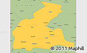 Savanna Style Simple Map of Yongchang