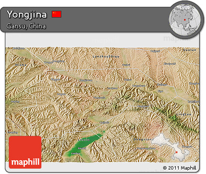 Satellite 3D Map of Yongjina