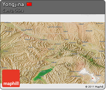 Satellite 3D Map of Yongjina