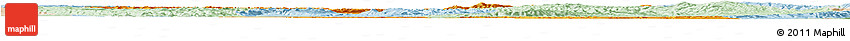Political Horizon Map of Yongjina, lighten