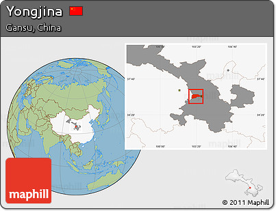Savanna Style Location Map of Yongjina, highlighted country, highlighted parent region