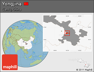 Savanna Style Location Map of Yongjina, highlighted country, highlighted parent region