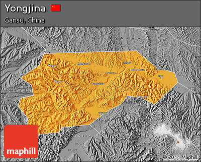 Political Map of Yongjina, desaturated