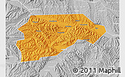 Political Map of Yongjina, lighten, desaturated