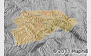 Satellite Map of Yongjina, desaturated