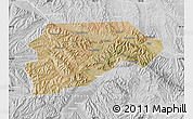Satellite Map of Yongjina, lighten, desaturated