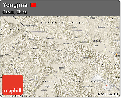 Shaded Relief Map of Yongjina