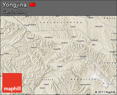 Shaded Relief Map of Yongjina