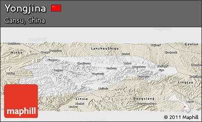 Classic Style Panoramic Map of Yongjina