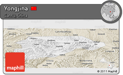 Classic Style Panoramic Map of Yongjina