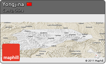 Classic Style Panoramic Map of Yongjina
