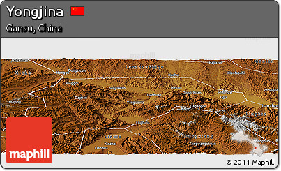Physical Panoramic Map of Yongjina