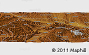 Physical Panoramic Map of Yongjina