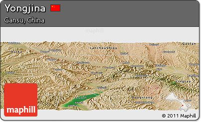 Satellite Panoramic Map of Yongjina