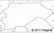 Blank Simple Map of Yongjina, no labels
