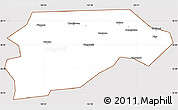 Classic Style Simple Map of Yongjina, cropped outside