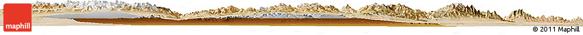 Physical Horizon Map of Yumen Shi, satellite outside