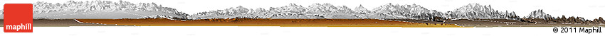 Physical Horizon Map of Yumen Shi, semi-desaturated Physical Horizon Map of Yumen Shi, semi-desaturated