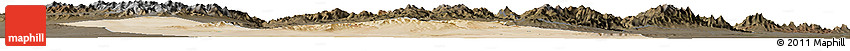 Satellite Horizon Map of Yumen Shi, darken Satellite Horizon Map of Yumen Shi, darken
