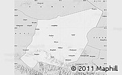 Silver Style Map of Yumen Shi