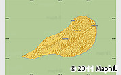 Savanna Style Map of Zhengning, single color outside