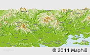 Physical Panoramic Map of Chaoan