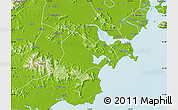 Physical Map of Chaoyang
