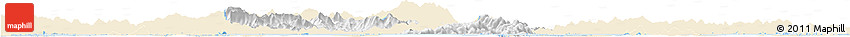 Classic Style Horizon Map of Enping, single color outside