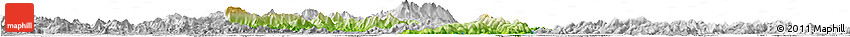 Physical Horizon Map of Enping, lighten, desaturated