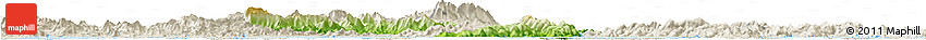 Physical Horizon Map of Enping, shaded relief outside