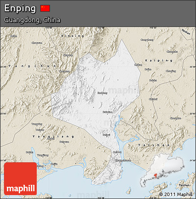 Classic Style Map of Enping