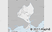 Gray Map of Enping, single color outside
