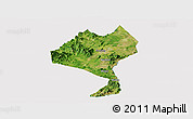 Satellite Panoramic Map of Enping, cropped outside
