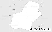 Silver Style Simple Map of Fogang