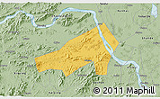 Savanna Style 3D Map of Gaoming