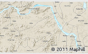 Shaded Relief 3D Map of Gaoming