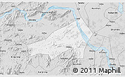 Silver Style 3D Map of Gaoming