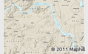 Shaded Relief Map of Gaoming