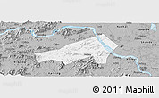 Gray Panoramic Map of Gaoming