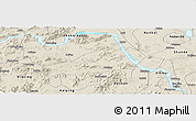 Shaded Relief Panoramic Map of Gaoming