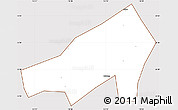 Classic Style Simple Map of Gaoming, cropped outside