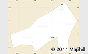 Classic Style Simple Map of Gaoming, single color outside