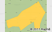 Savanna Style Simple Map of Gaoming