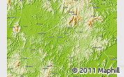 Physical Map of Guangning