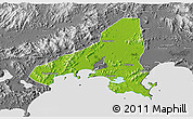 Physical 3D Map of Haifeng, desaturated